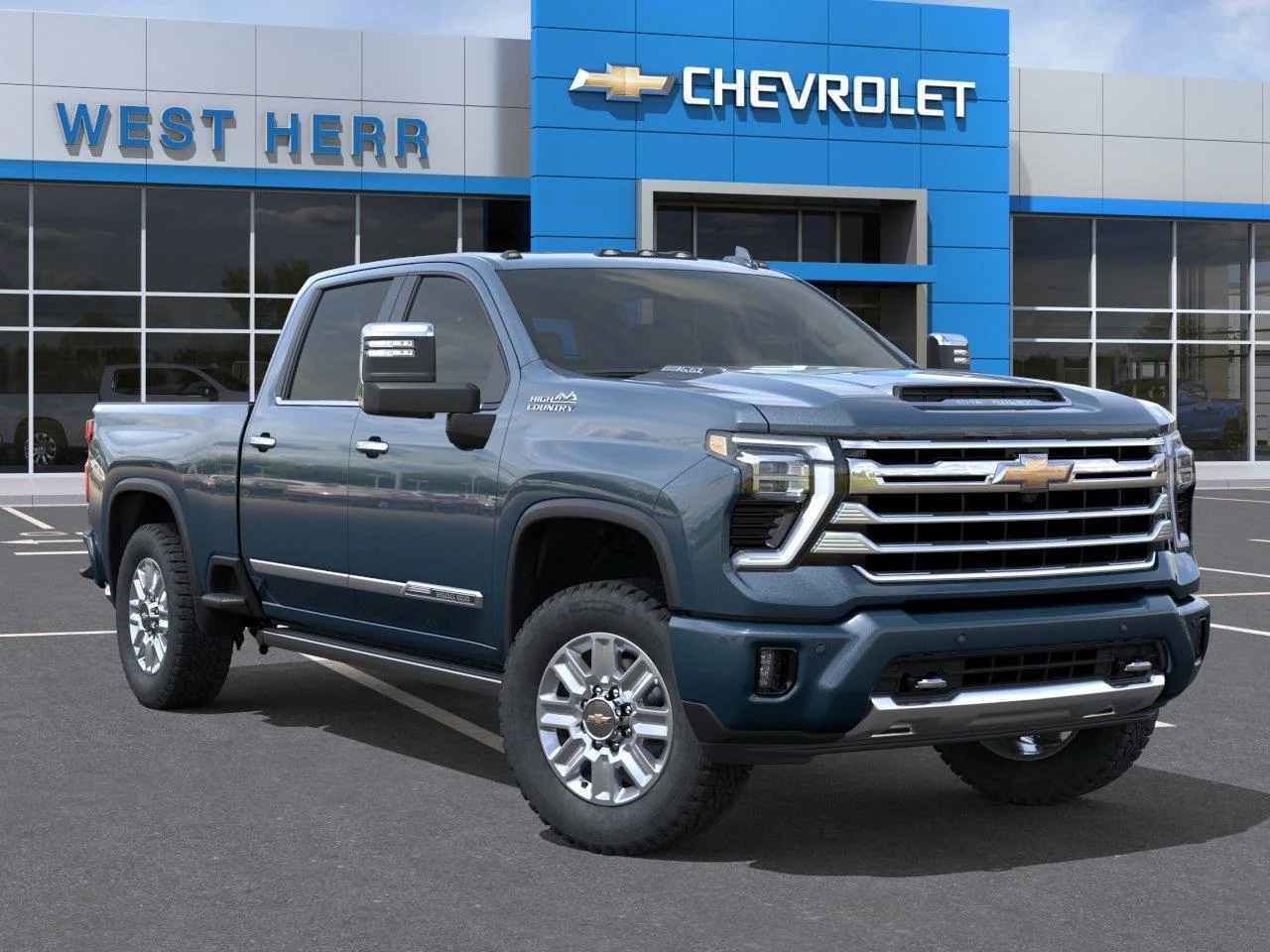 New 2026 Lakeshore Blue Metallic Chevrolet High Country image 7
