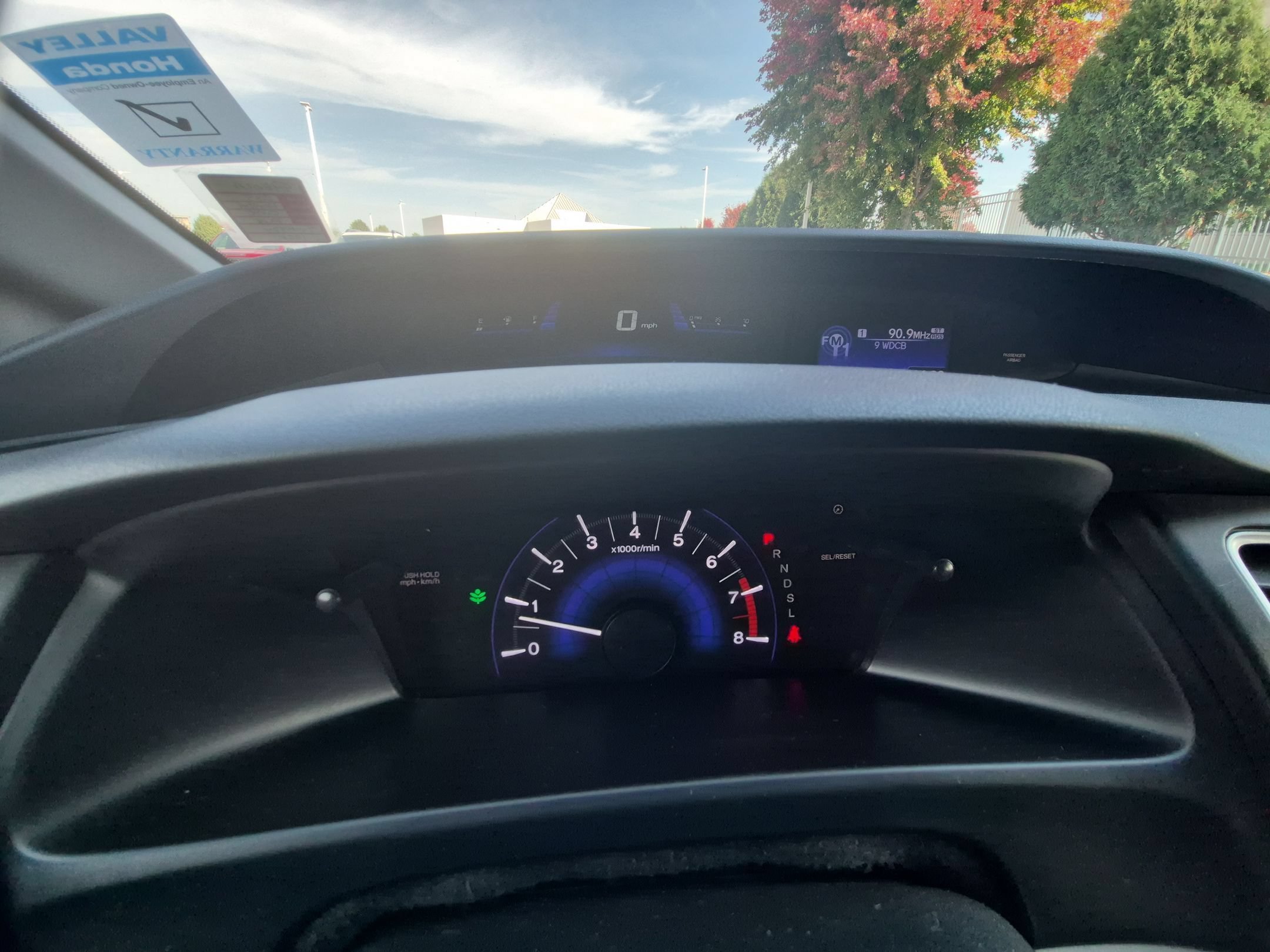 Used 2015 Dyno Blue Pearl Honda LX Sedan image 13