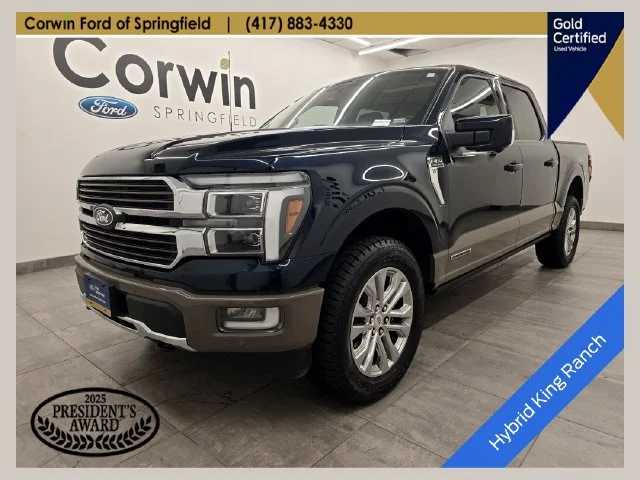 Certified Used 2025 Antimatter Blue Metallic Ford King Ranch image 1