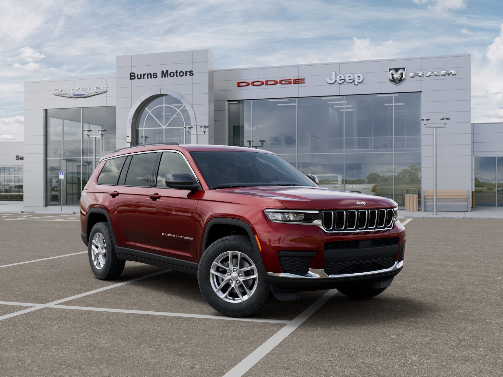 New 2026 Velvet Red Pearl-Coat Exterior Paint Jeep Laredo X image 5