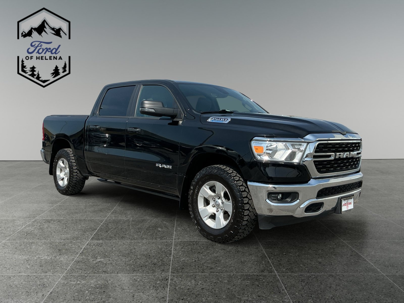 Used 2023 Diamond Black Crystal Pearlcoat Ram Big Horn image 7