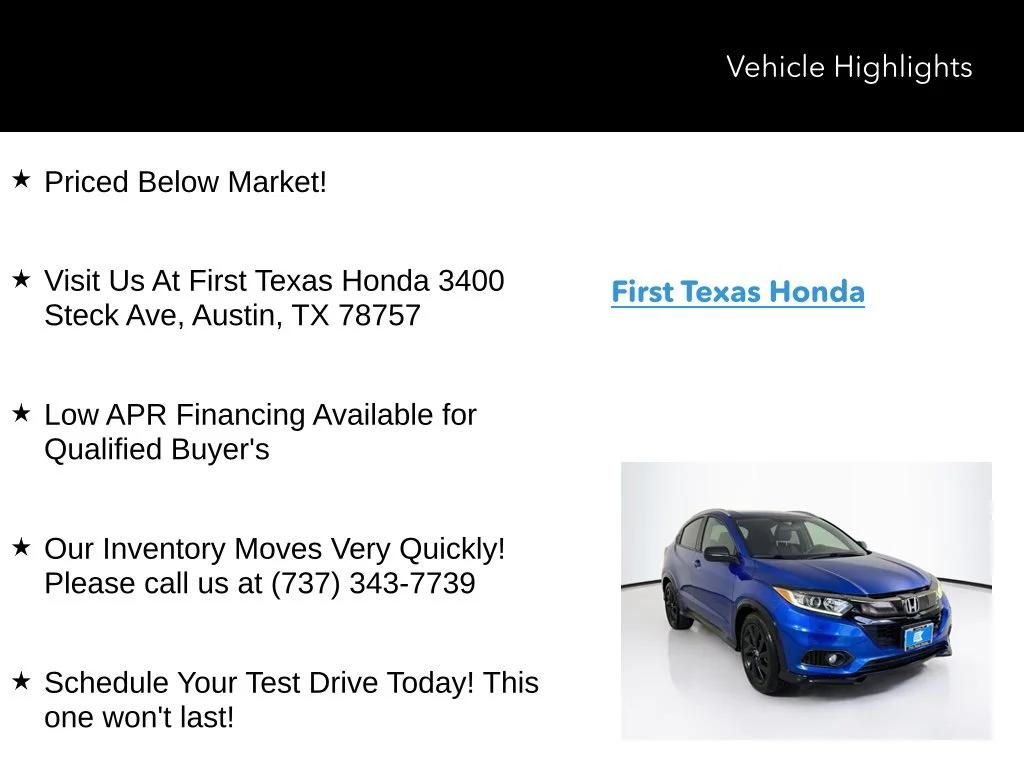 Certified Used 2022 Aegean Blue Metallic Honda Sport image 10