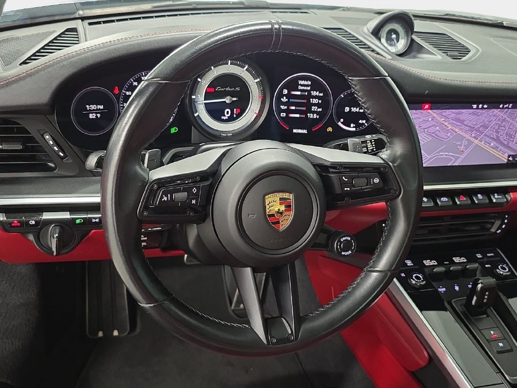 Certified Used 2021 Blue Porsche Turbo S image 13