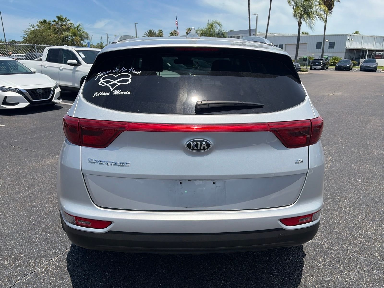 Used 2019 Silver Kia EX image 6