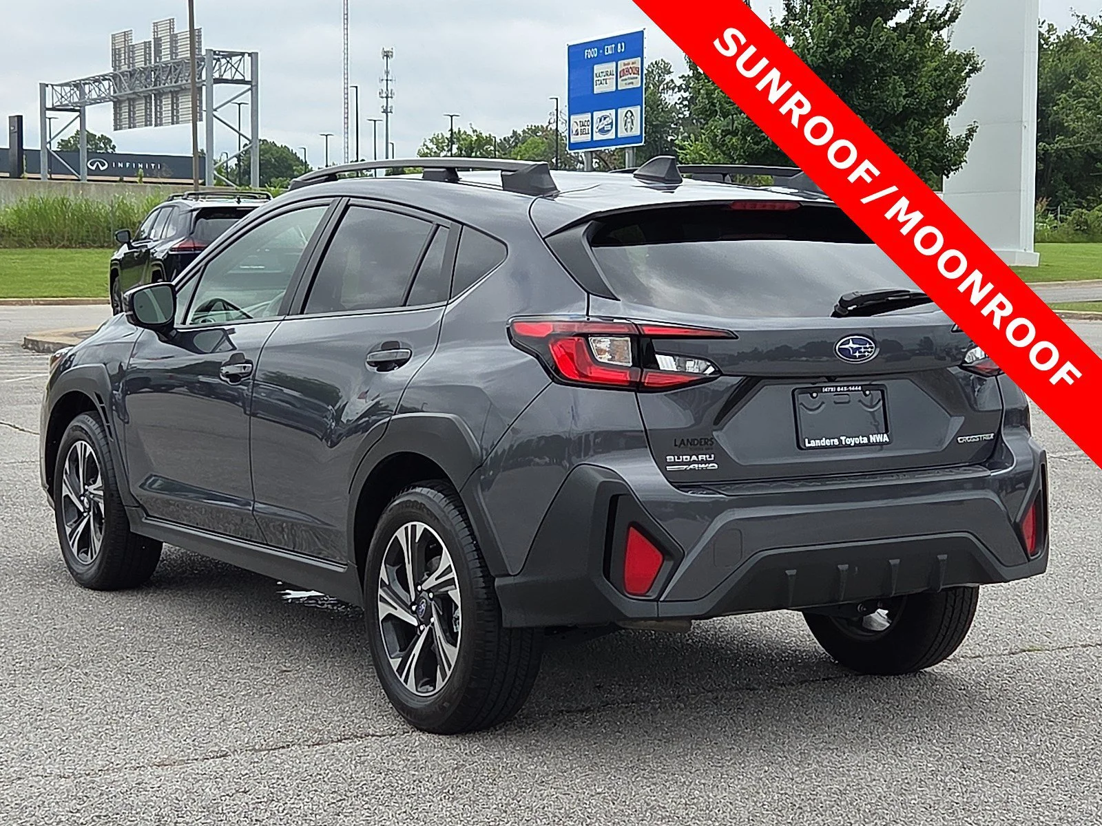 Used 2024 Magnetite Gray Metallic Subaru Premium image 4