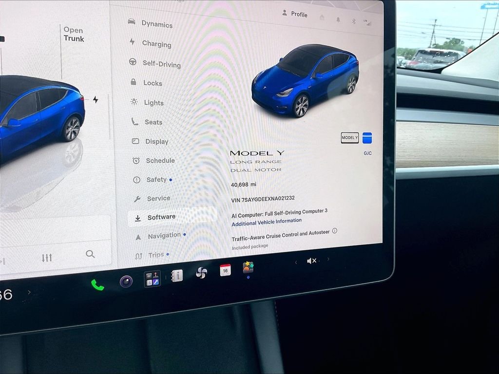 Used 2022 Deep Blue Metallic Tesla Long Range image 24