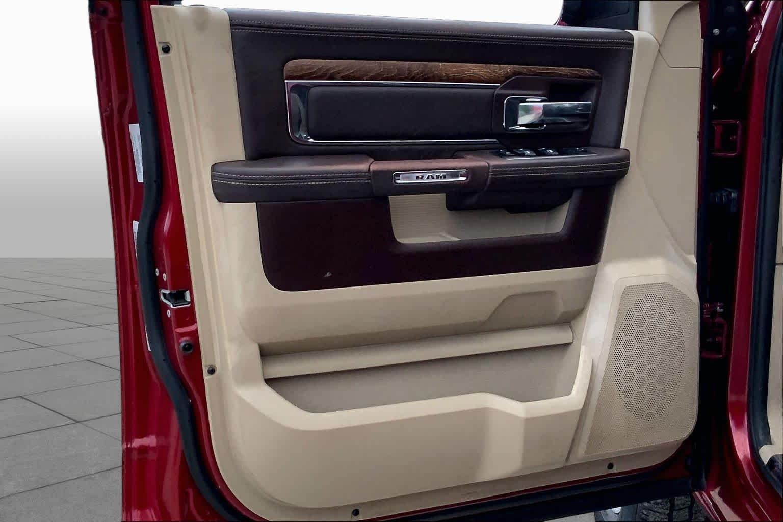 Used 2015 Deep Cherry Red Crystal Pearlcoat Ram Laramie Longhorn image 22