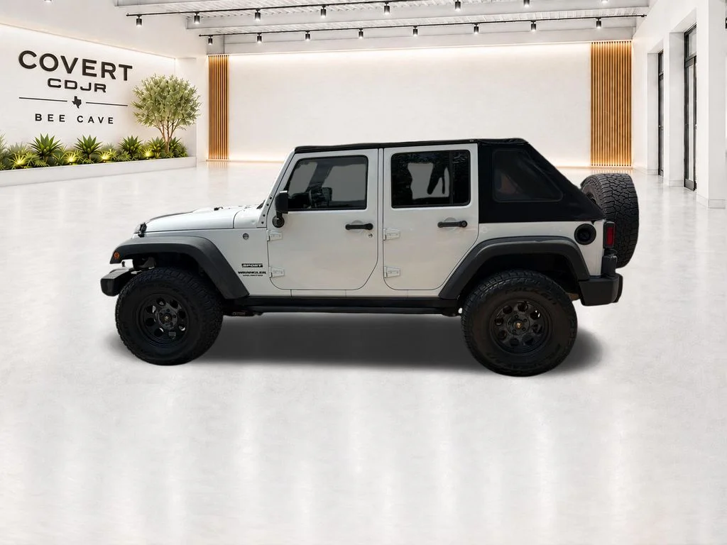Used 2017 White Jeep Unlimited Sport image 7