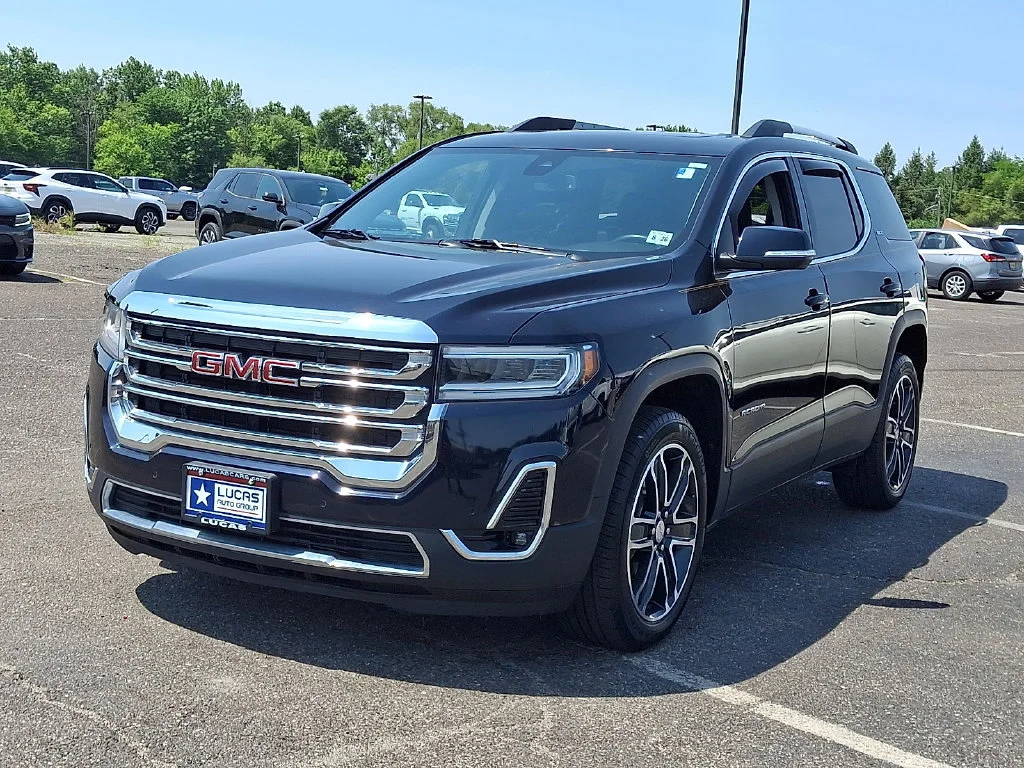 Used 2021 MIDNIGHT BLUE METALLIC GMC SLT image 5