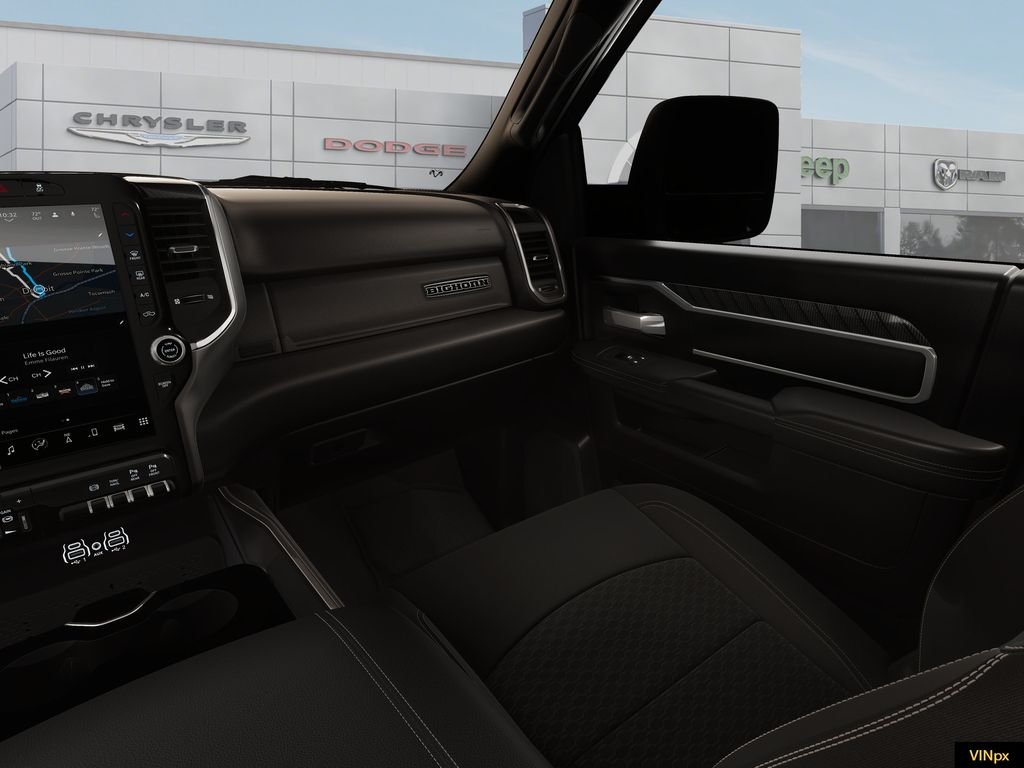 New 2026 Diamond Black Crystal Pearl-Coat Exterior Paint RAM Big Horn image 15