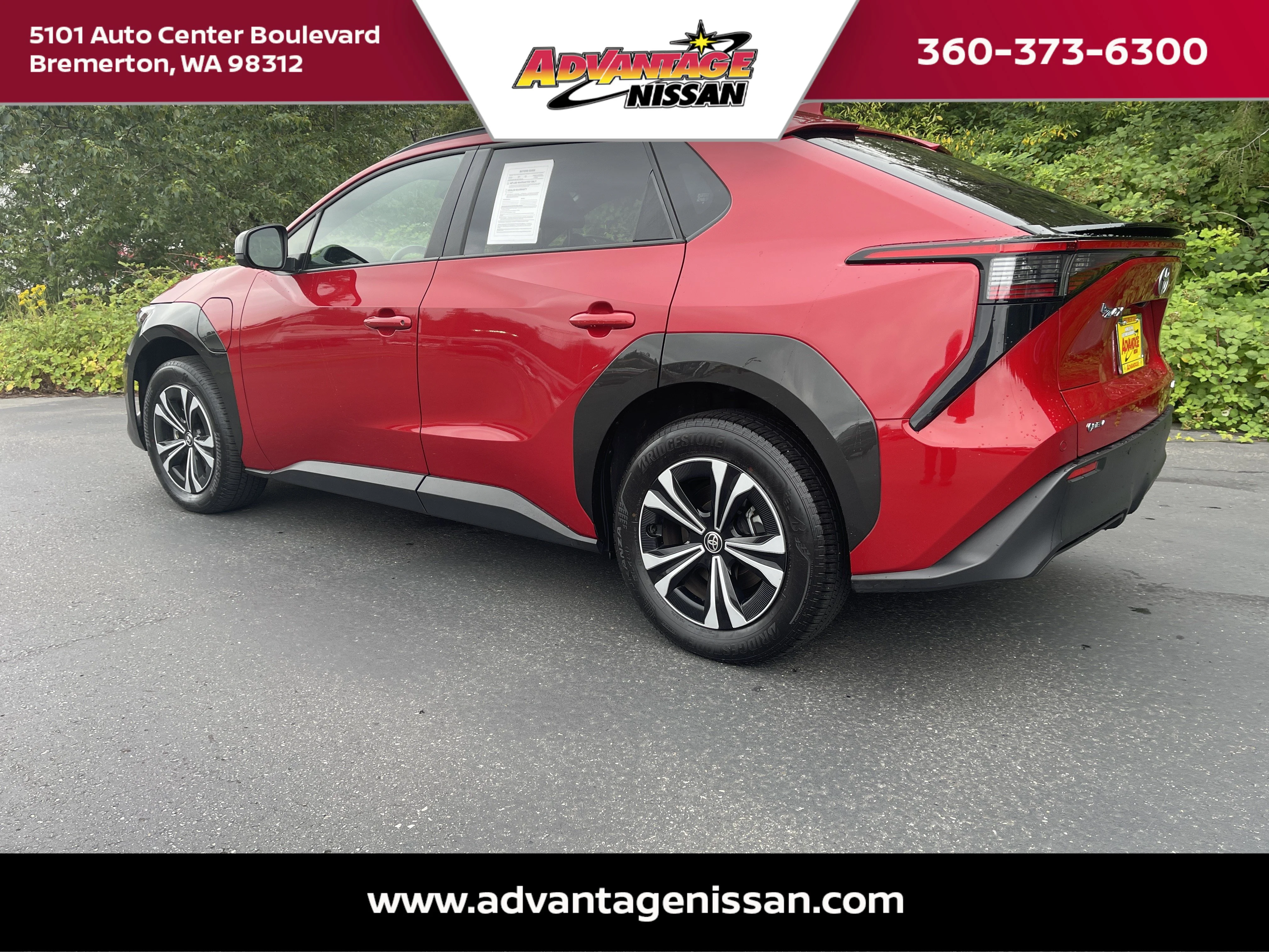 Used 2024 Supersonic Red Toyota XLE image 2