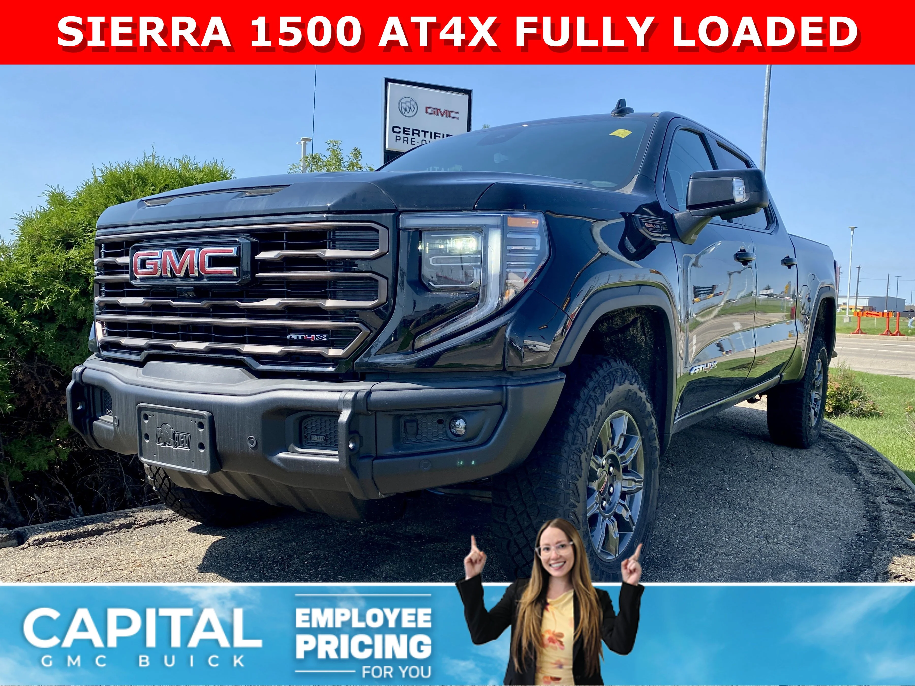New 2026 ONYX BLACK GMC AT4X image 1