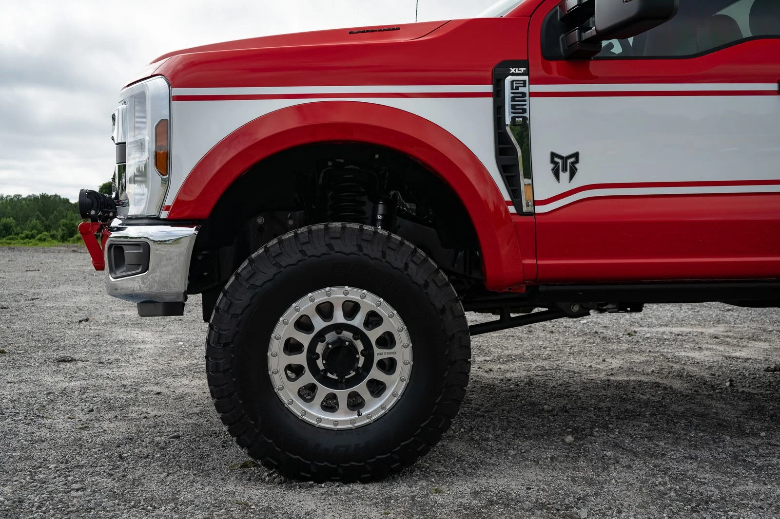 New 2026 Race Red Ford F-250® XLT with Rocky Ridge Retro Supercharged Package image 17