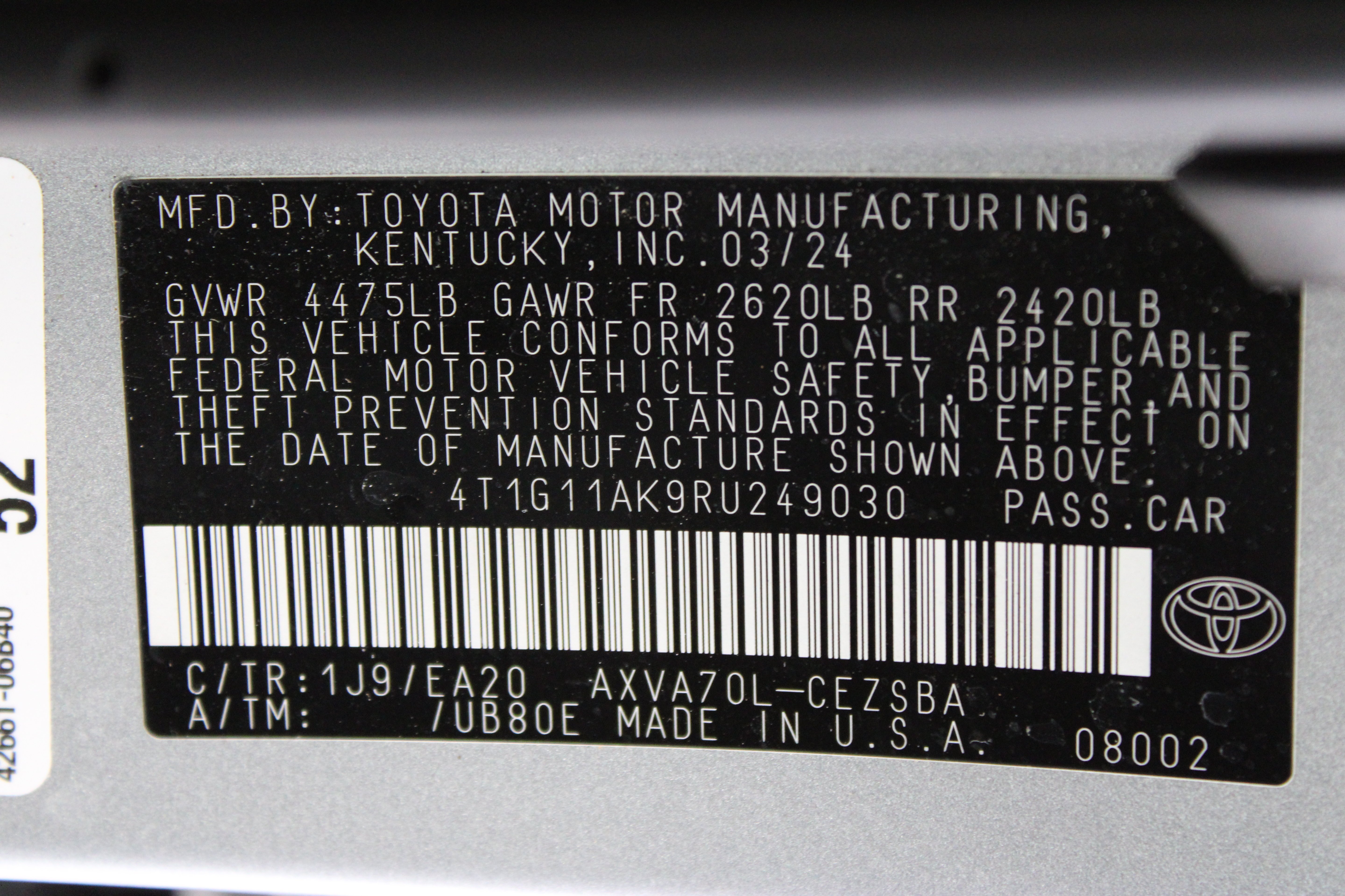 Used 2024 Silver Toyota SE image 38