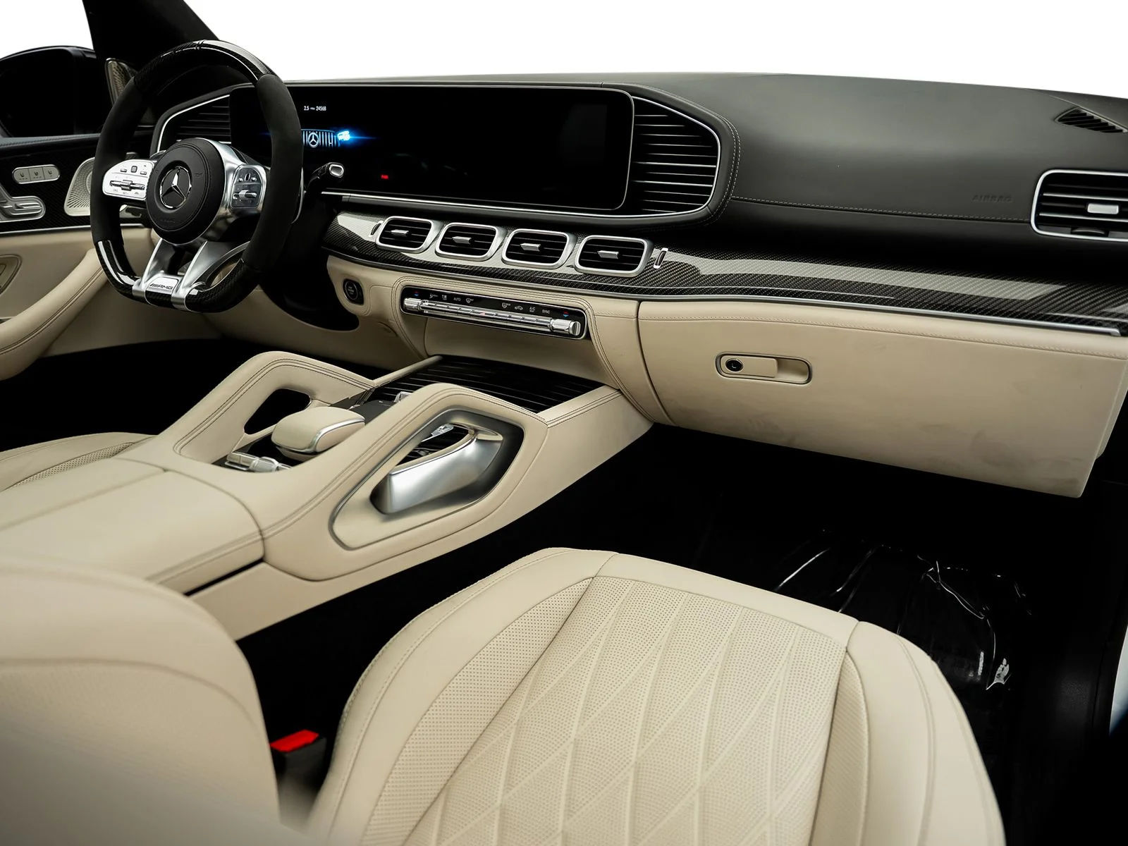 Used 2021 White Mercedes-Benz GLS 63 AMG® image 61