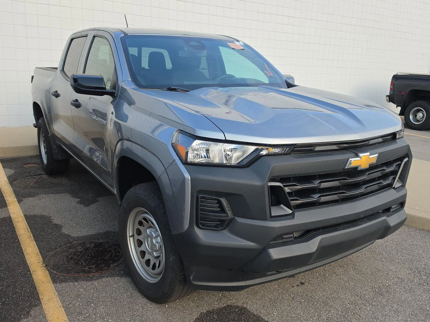 Used 2023 Sterling Gray Metallic Chevrolet 4WD Work Truck image 2