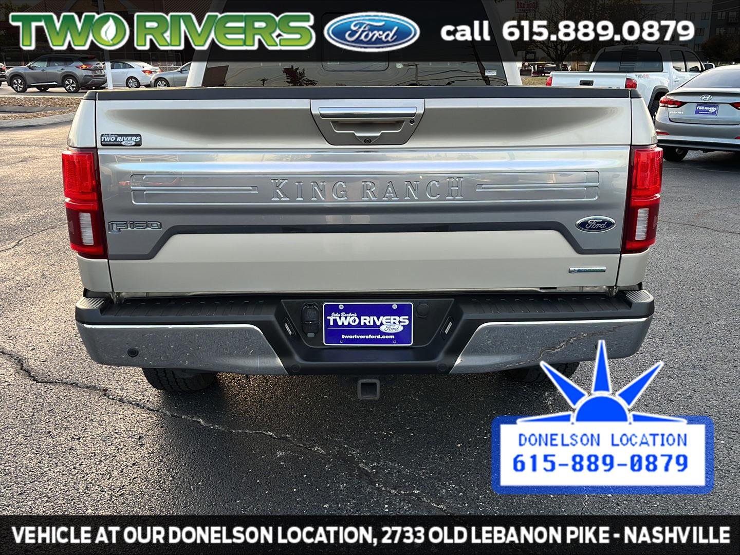 Used 2018 White Gold/Stone Gray Ford King Ranch image 11