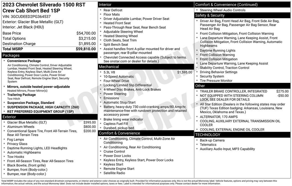 2023 Chevrolet Silverado 1500 RST - Photo 52