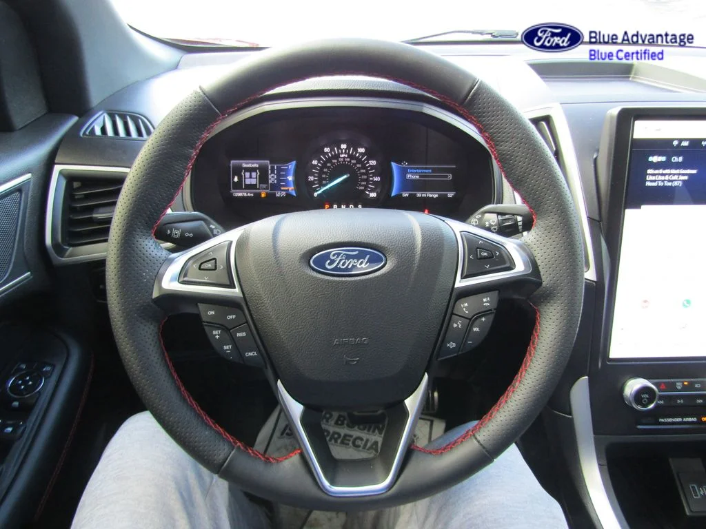 Certified Used 2024 Rapid Red Metallic Tinted Clearcoat Ford ST Line image 15