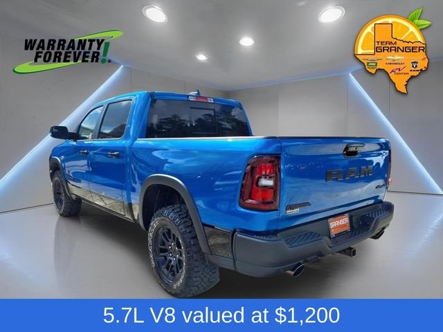 New 2026 Hydro Blue Pearl-Coat Exterior Paint RAM Rebel image 2