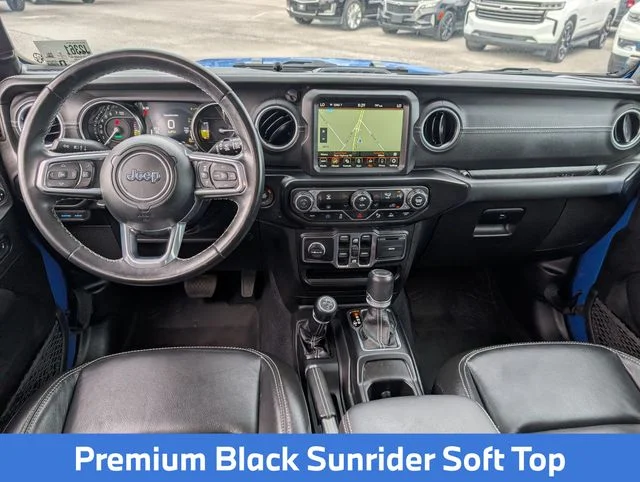 Used 2022 Blue Jeep Unlimited Sahara 4xe image 27