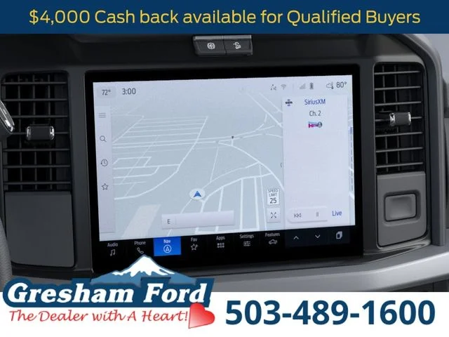 New 2026 Carbonized Gray Metallic Ford XLT image 15