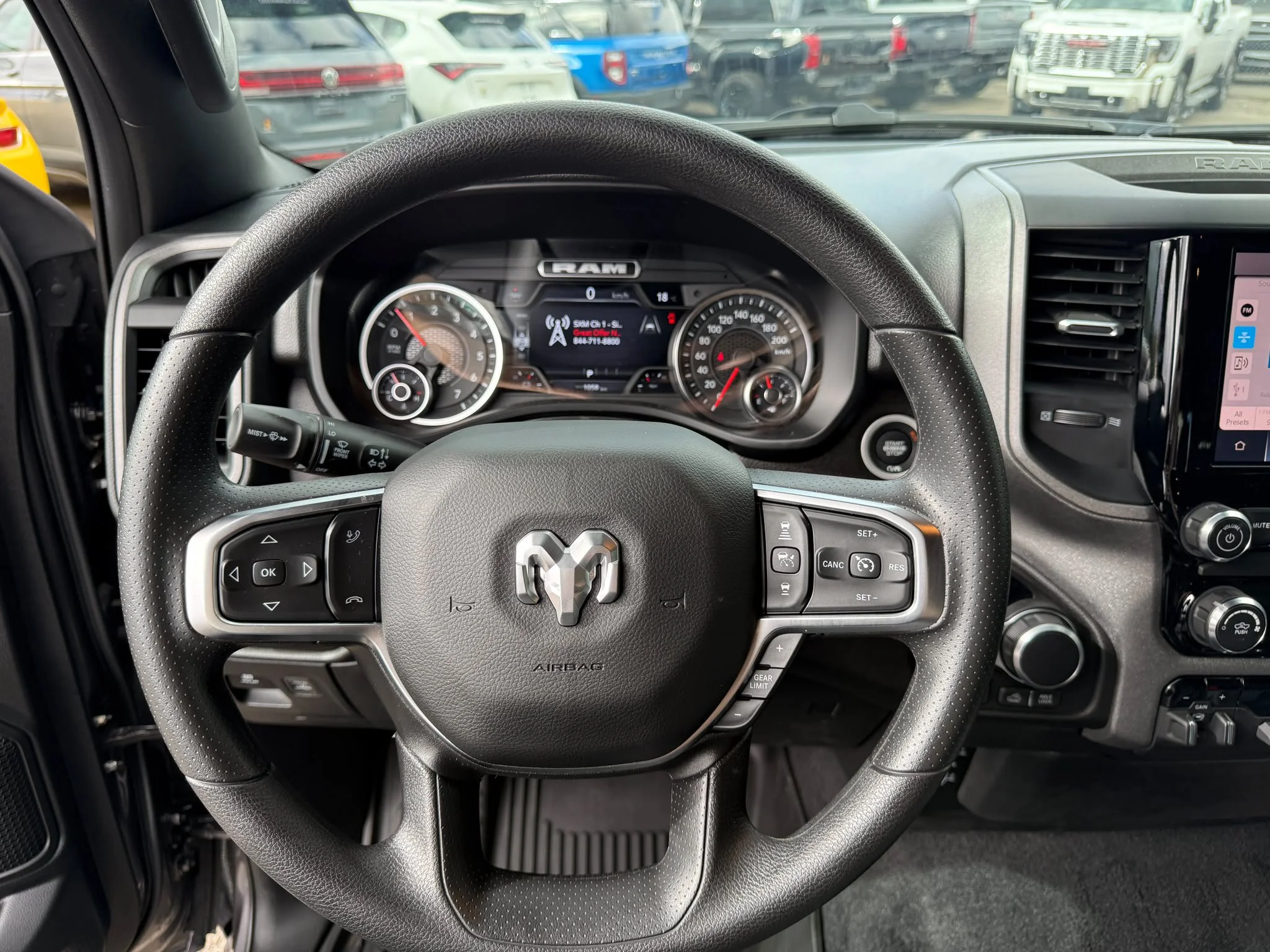 Certified Used 2026 Granite Crystal Metallic Ram Warlock 4x4*6 Pass | 3.0L I6 | 33in Tires | Adaptive Cruise | Remote Start | Park Assist image 15