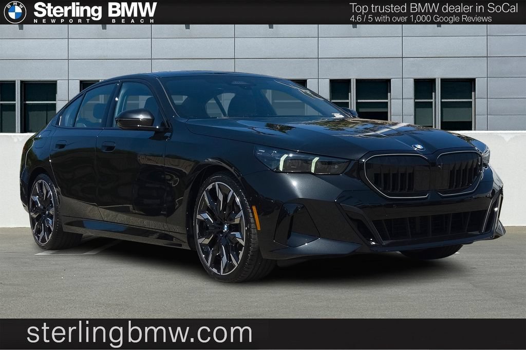 New 2027 Black Sapphire Metallic BMW 530i image 1