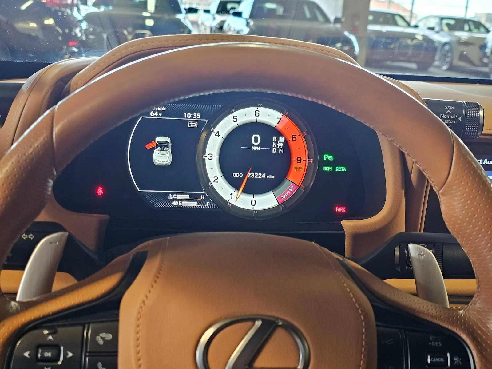 Used 2021 Infrared Lexus 500 image 12