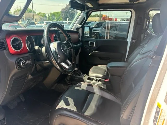 Used 2020 Bright White Clearcoat Jeep Rubicon image 6