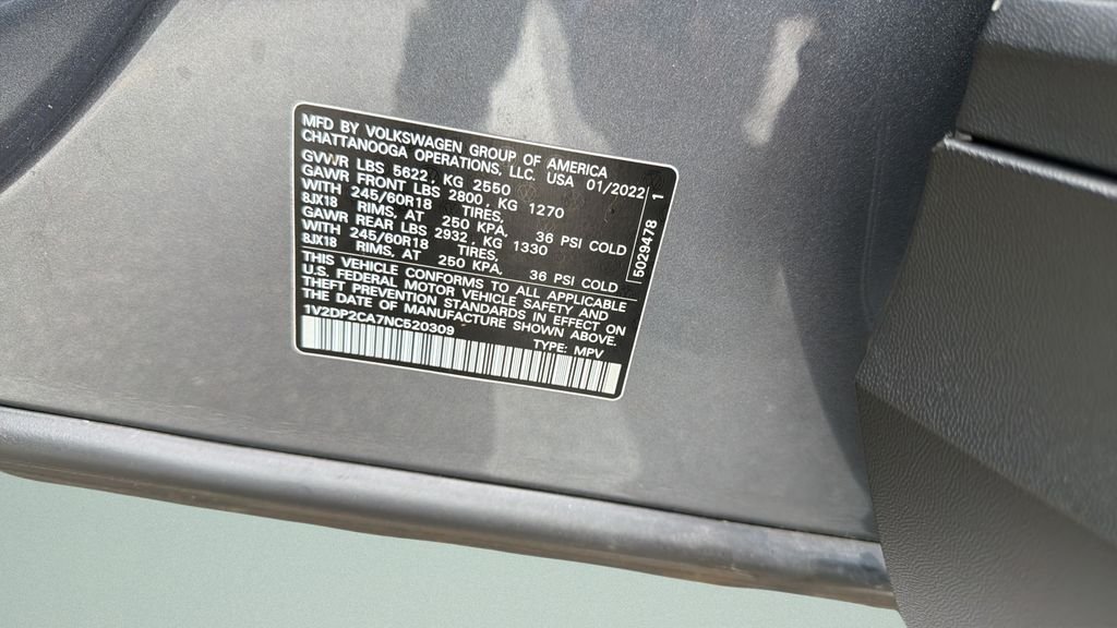 Used 2022 Gray Volkswagen 2.0T SE image 24