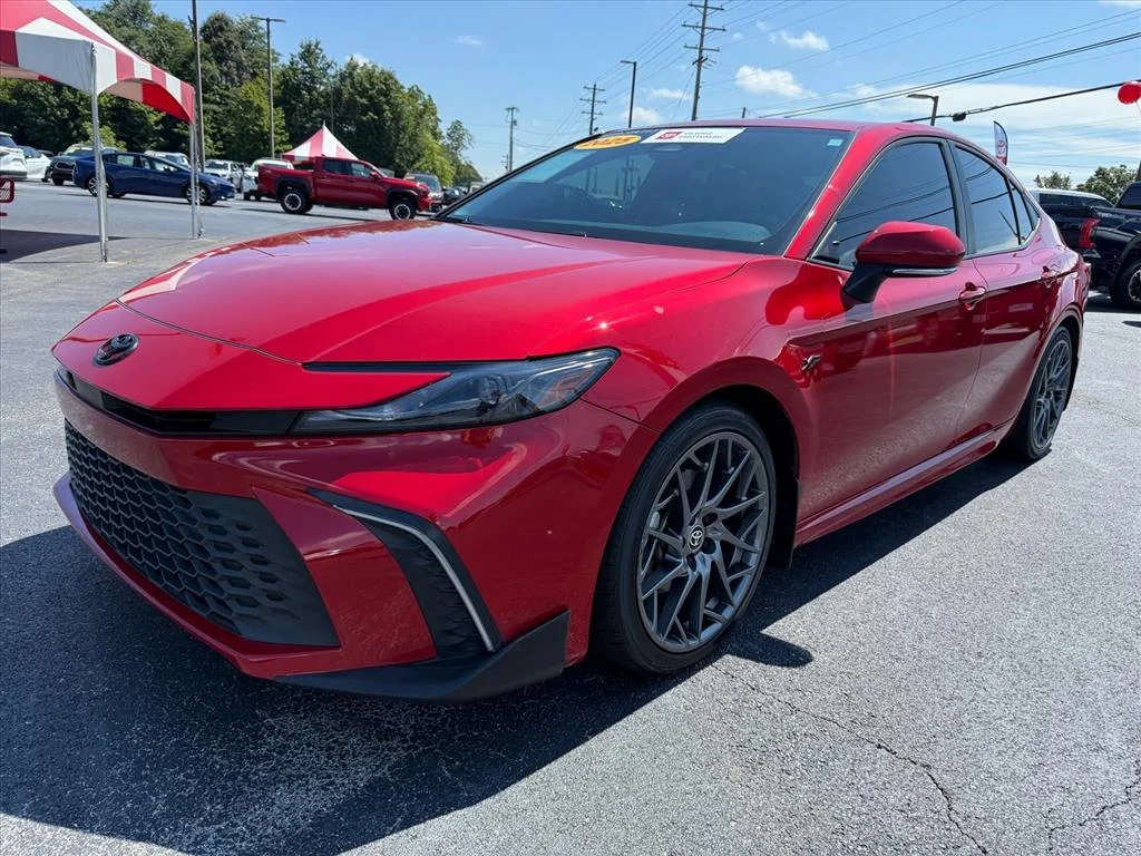 Used 2025 Red Toyota SE image 4