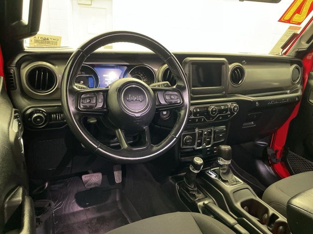 Used 2021 Red Jeep Unlimited Willys image 11
