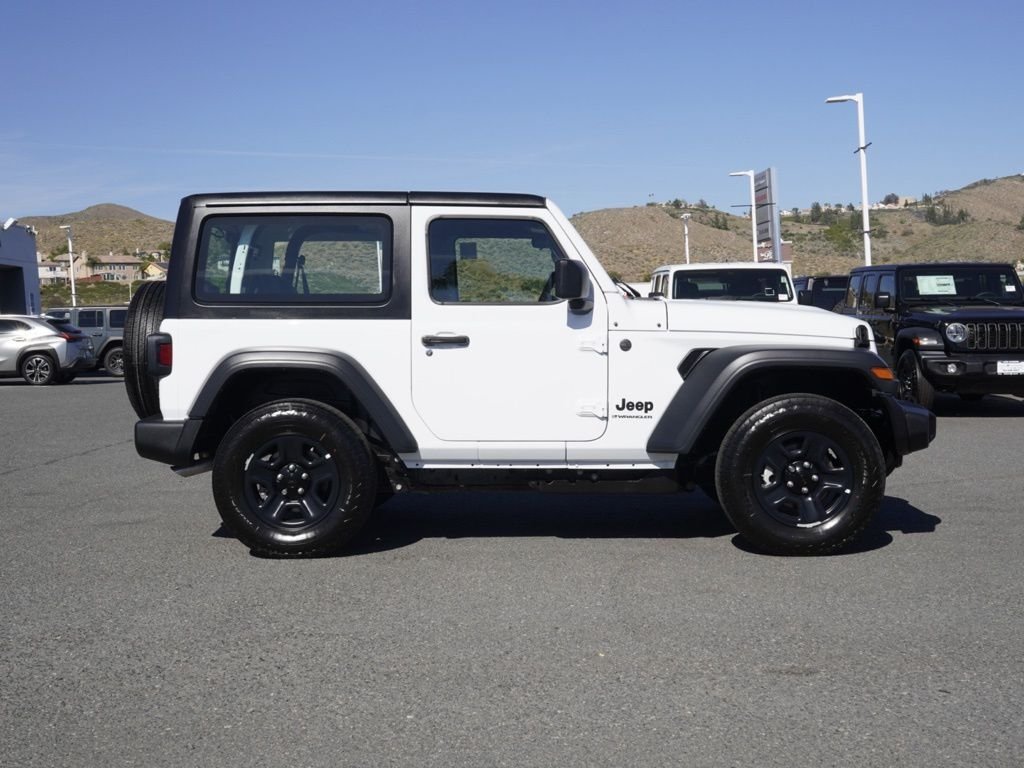 New 2026 Bright White Clear-Coat Exterior Paint Jeep Sport image 2