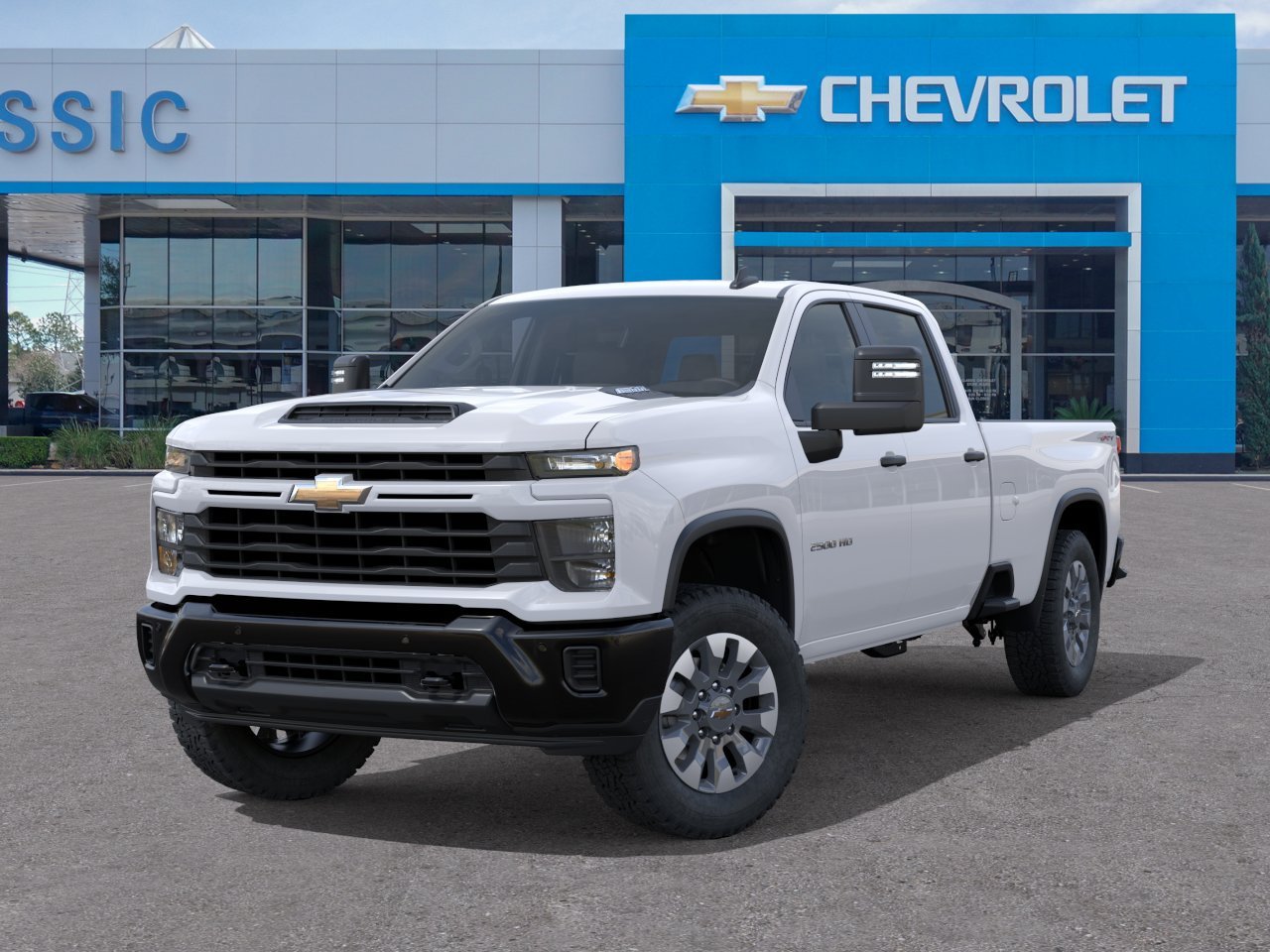 2026 Chevrolet Silverado 2500 HD Custom White at Classic Elite Chevrolet Sugar Land