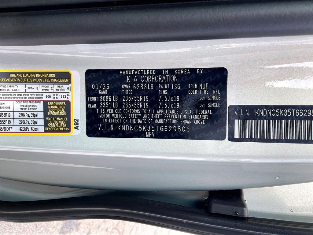 New 2026 Ivory Silver Kia EX image 16
