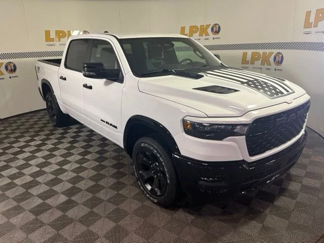 New 2026 Bright White Clear-Coat Exterior Paint RAM BIG HORN image 1
