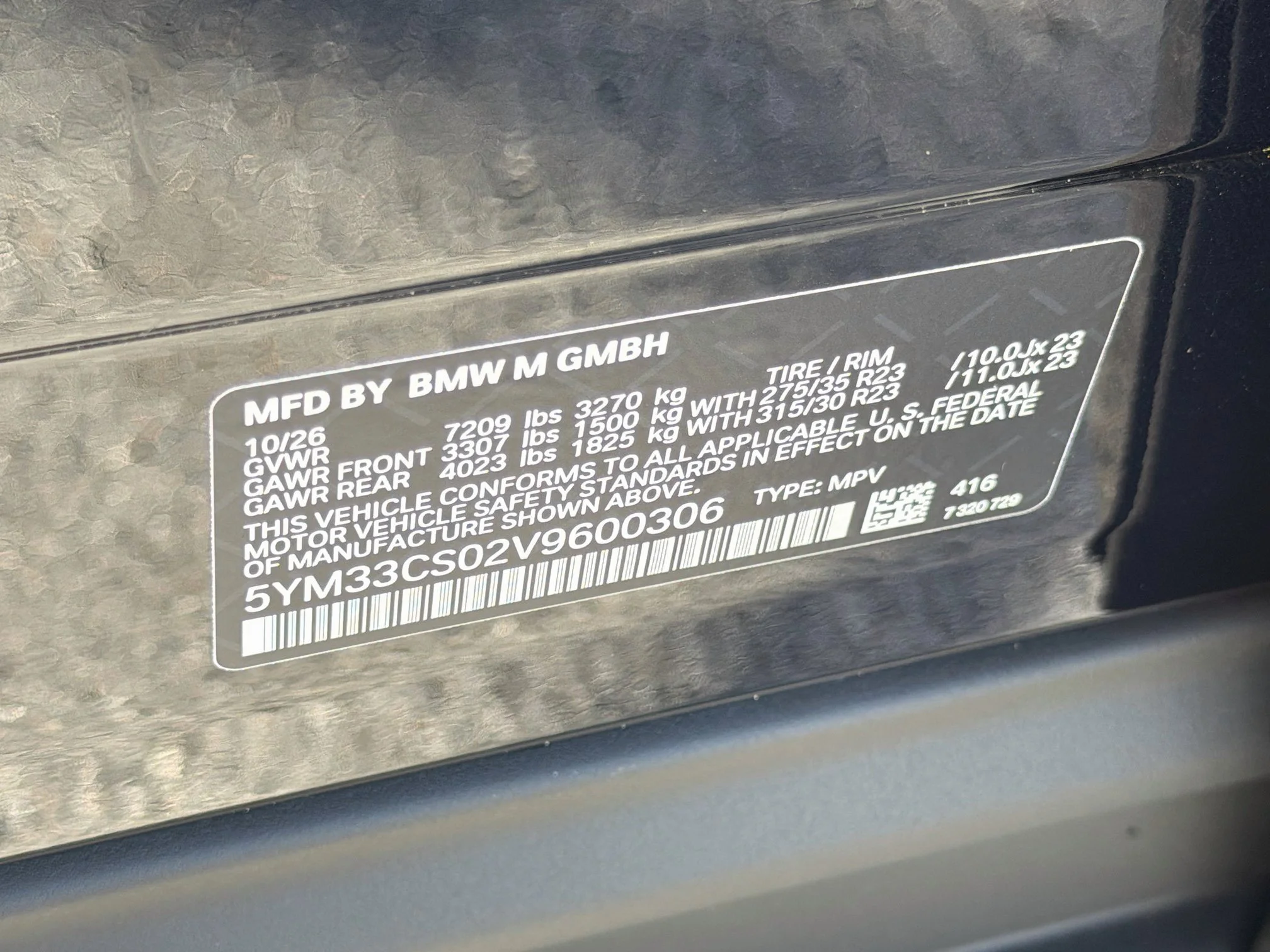 New 2027 Carbon Black Metallic BMW Label image 43