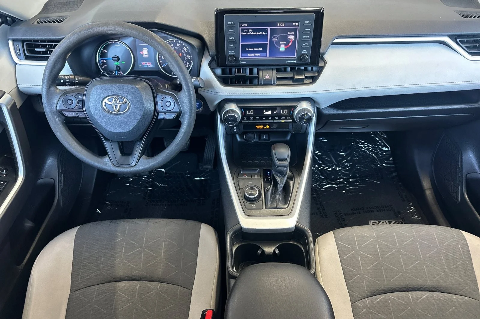 Certified Used 2021 GRAY METALLIC Toyota Hybrid XLE image 12