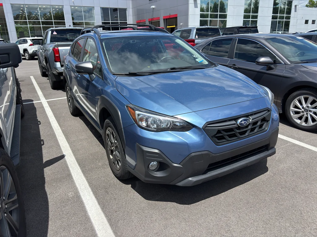 Used 2022 Horizon Blue Pearl Subaru Sport image 3