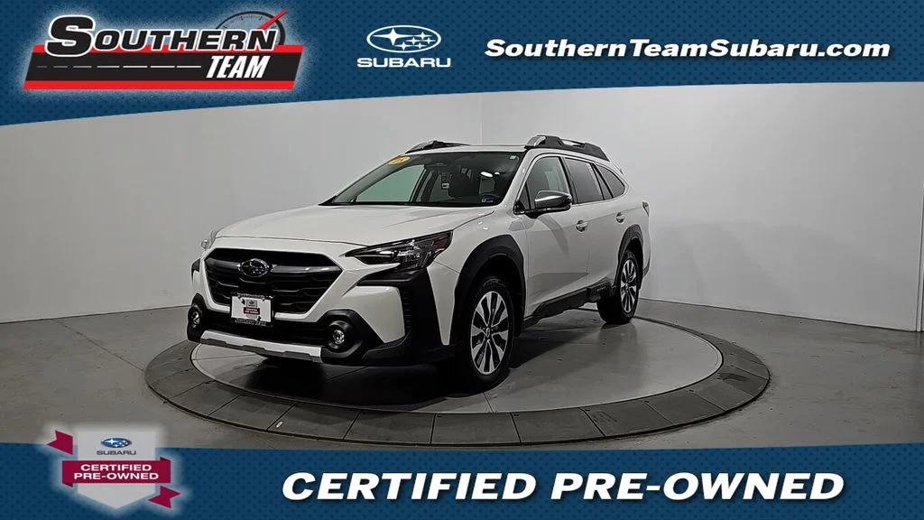 Certified Used 2025 White Subaru Touring image 1