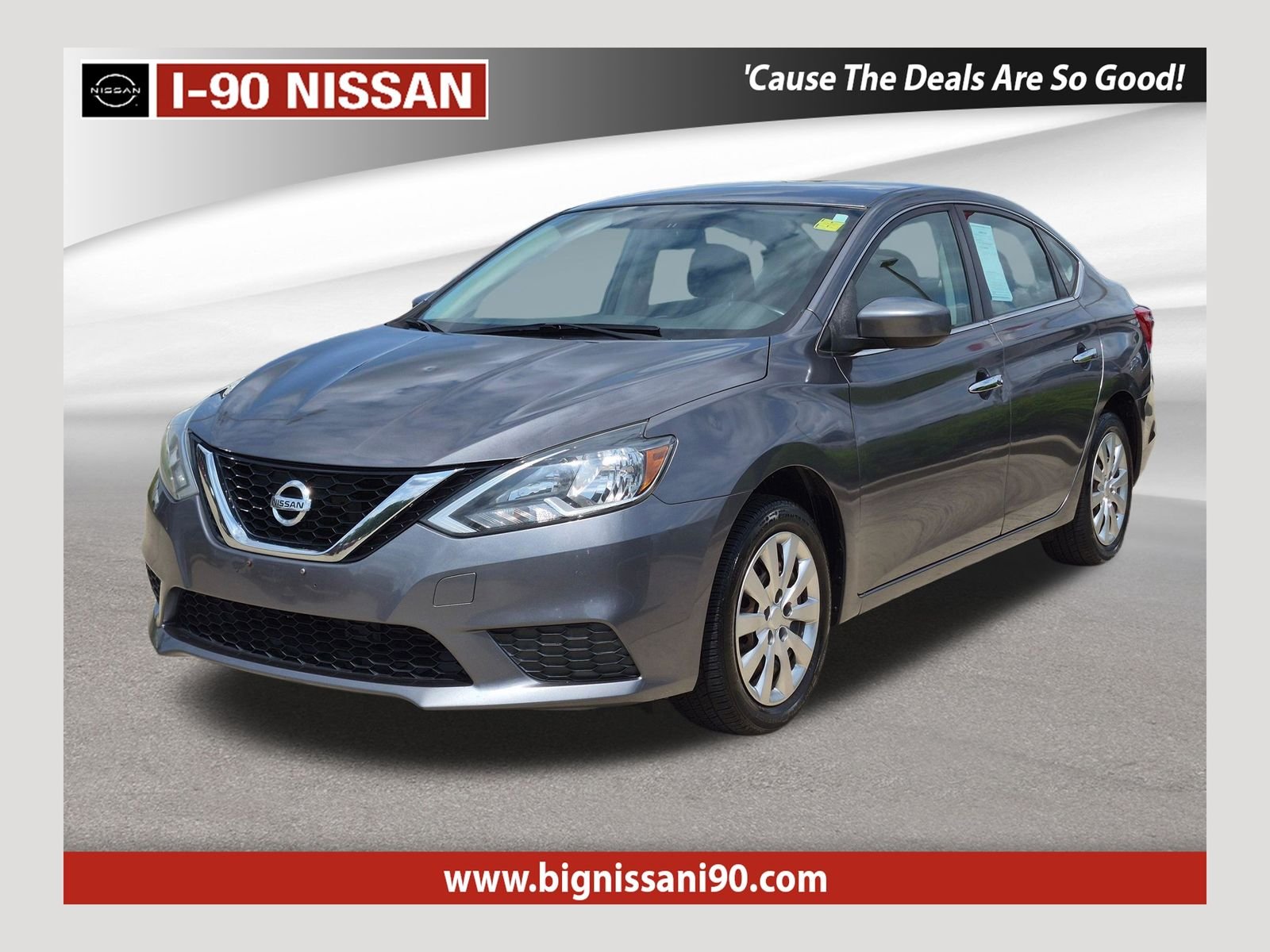 Certified Used 2017 Gun Metallic Nissan SV image 1