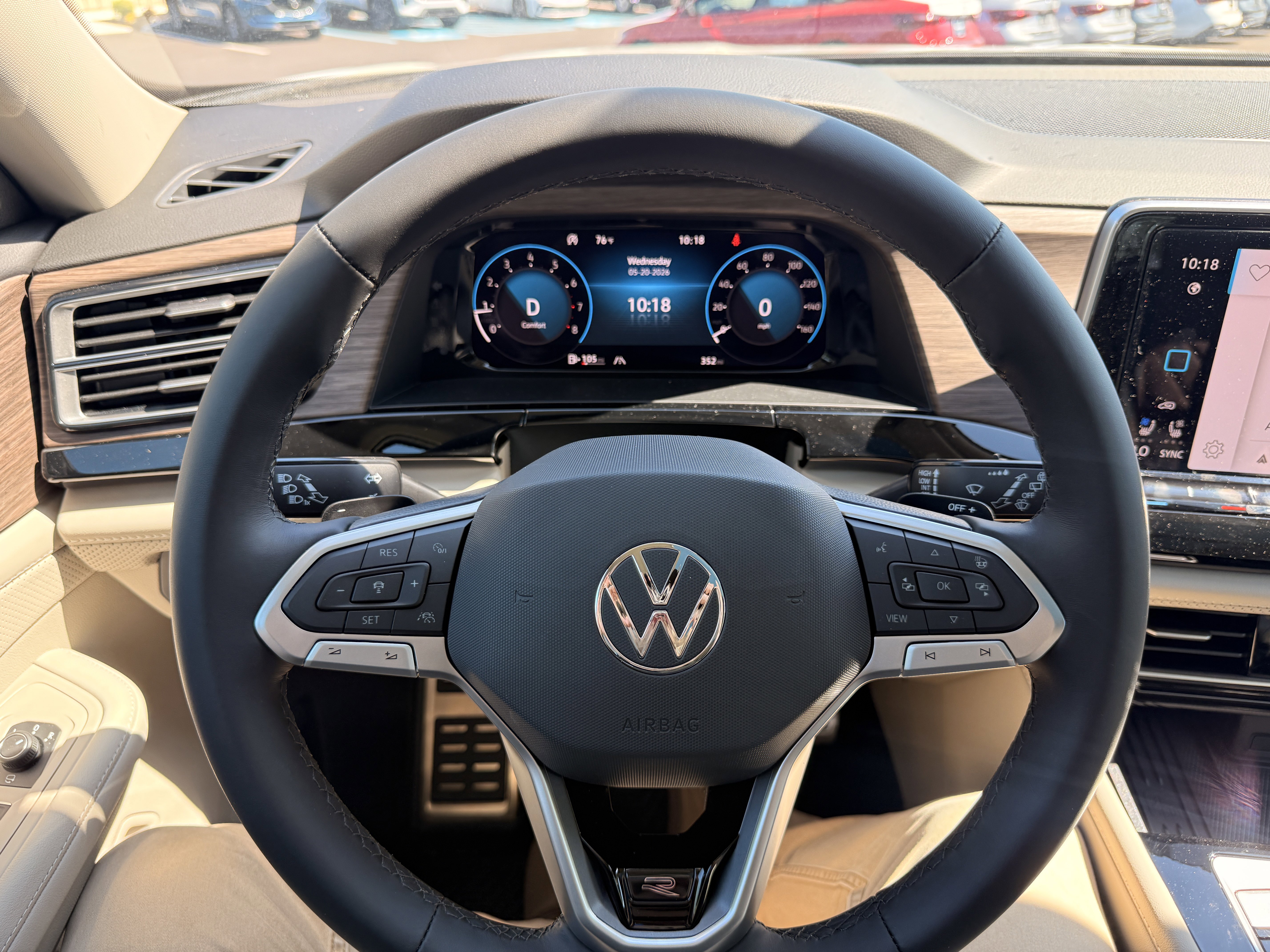 New 2026 Opal White Pearl Volkswagen 2.0T SEL Premium R-Line image 32