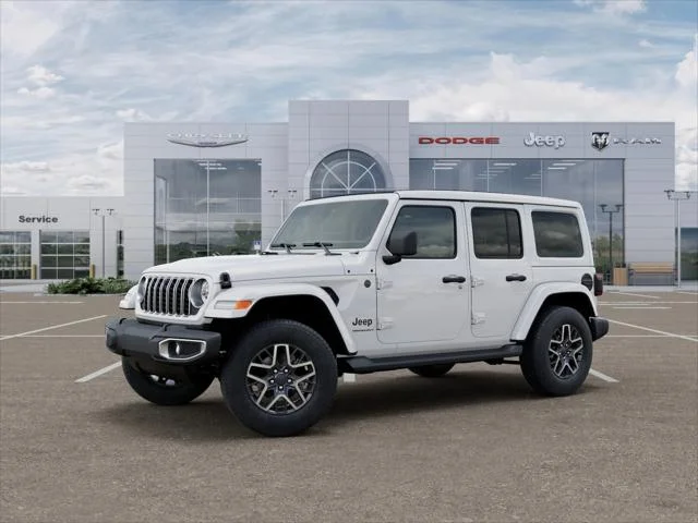 New 2026 Bright White Clear-Coat Exterior Paint Jeep Sahara image 28