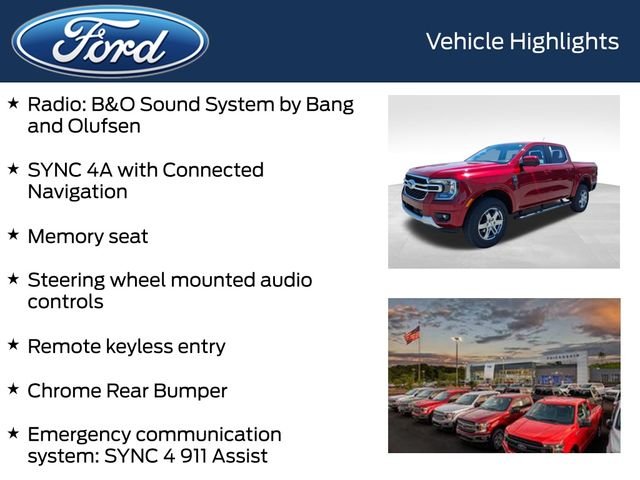 New 2026 Ruby Red Metallic Tinted Clearcoat Ford Lariat image 8