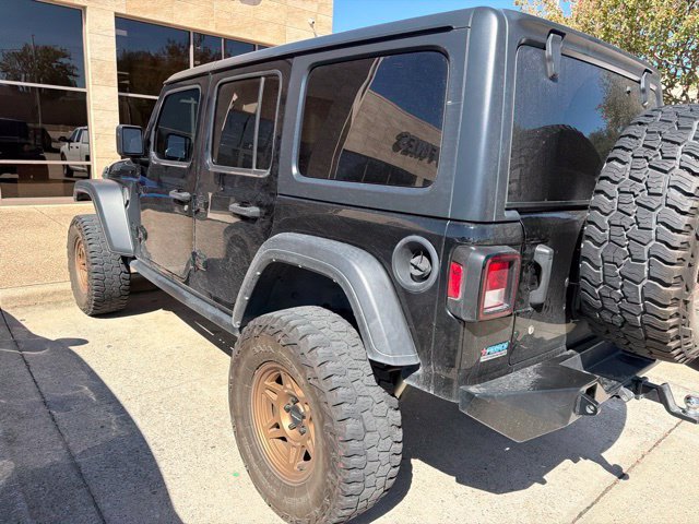 Used 2021 Black Clearcoat Jeep Unlimited Willys image 4