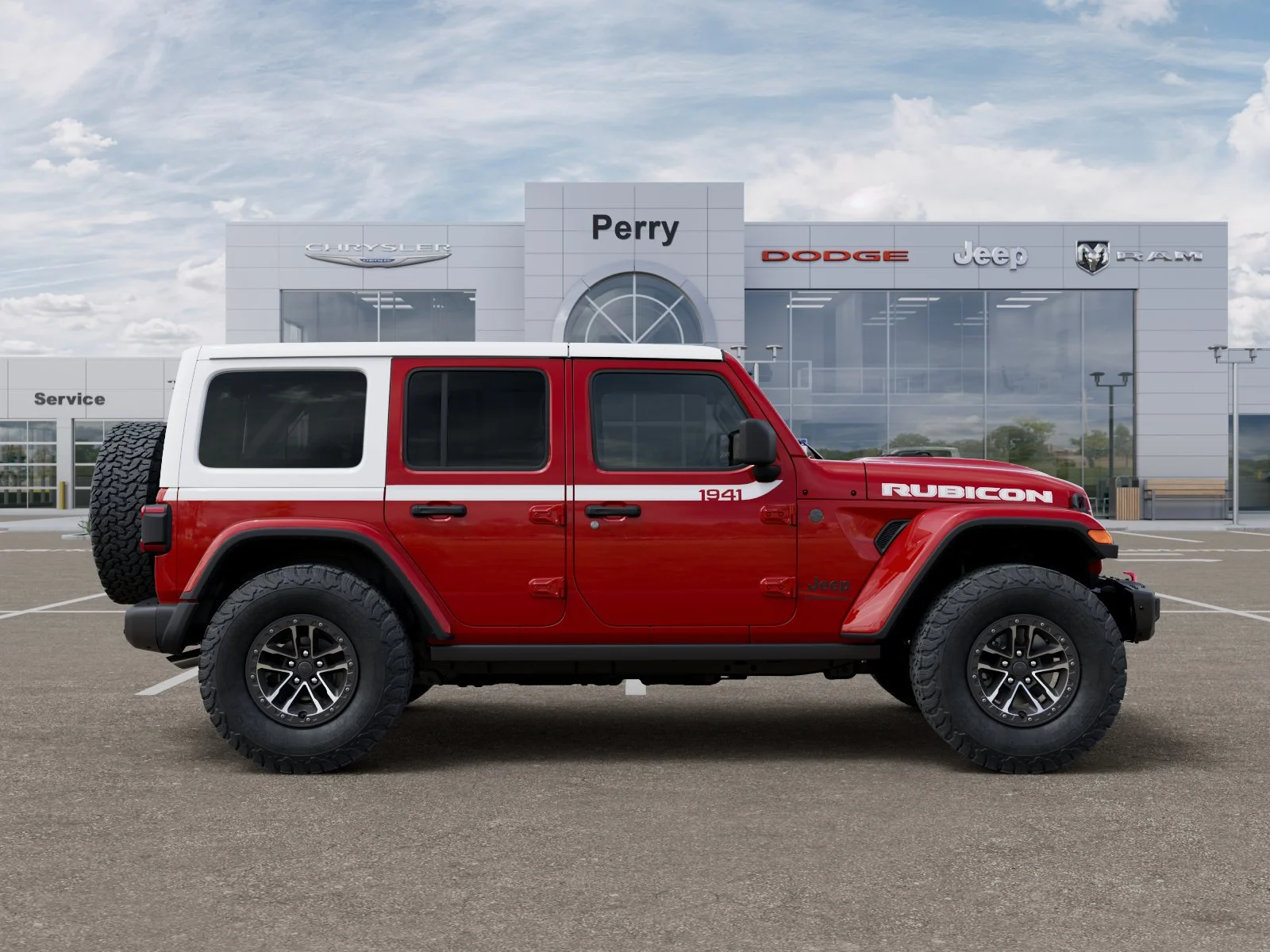 New 2026 Firecracker Red Clear-Coat Exterior Paint Jeep Rubicon X image 45