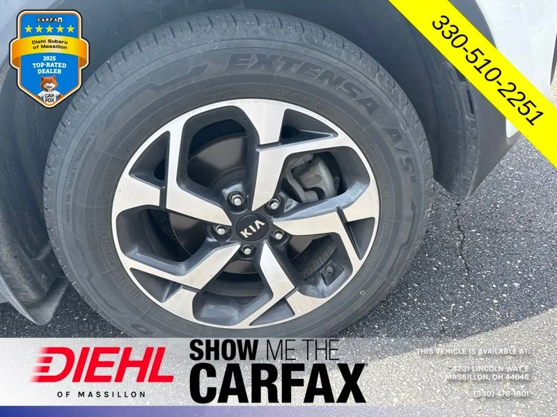 Used 2021 White Kia LX image 6