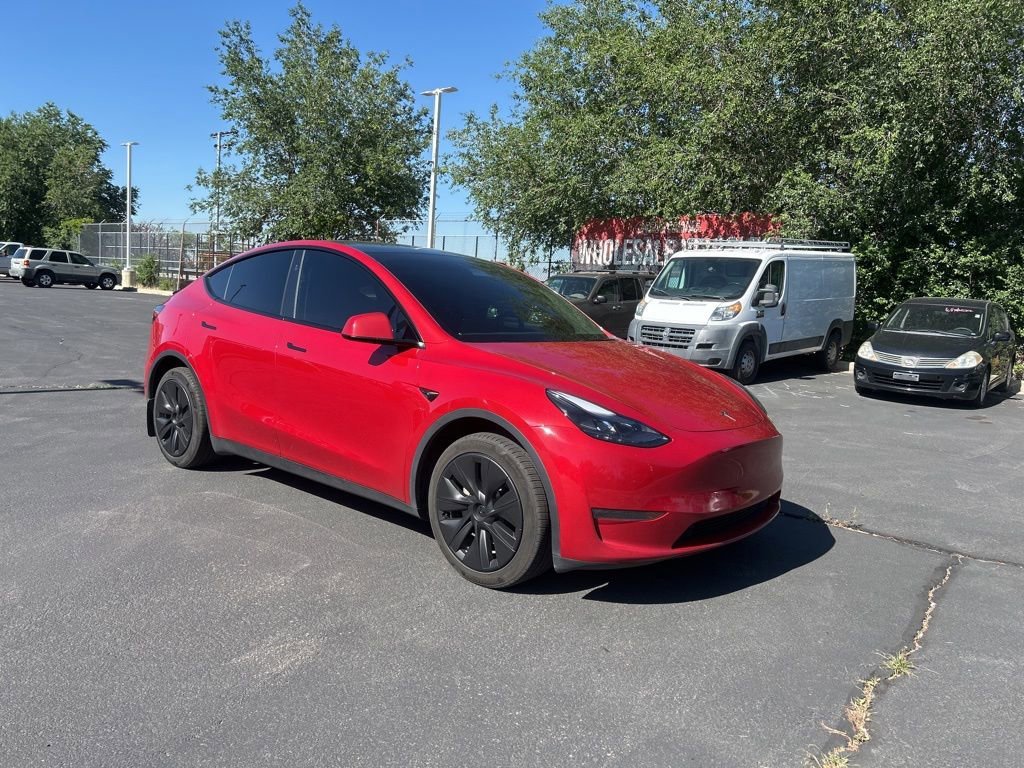 Used 2023 Red Multi-Coat Tesla Long Range image 2