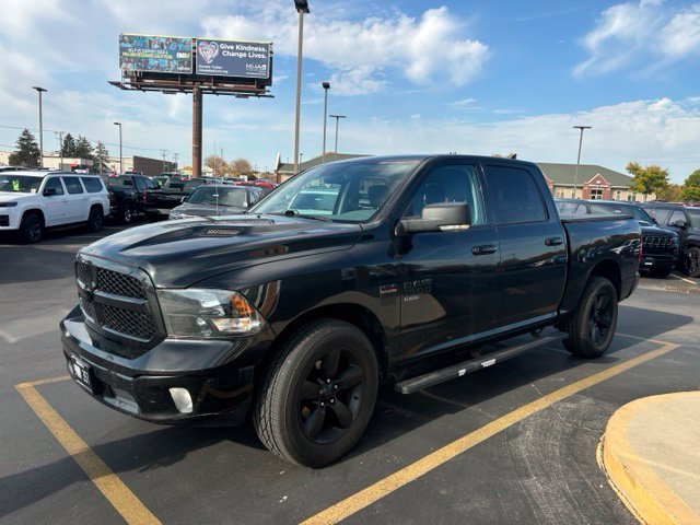 Used 2019 Brilliant Black Crystal Pearlcoat Ram SLT image 3
